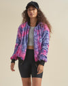 Women's Colorful Faux Fur Jacket | Cotton Candy Kitty