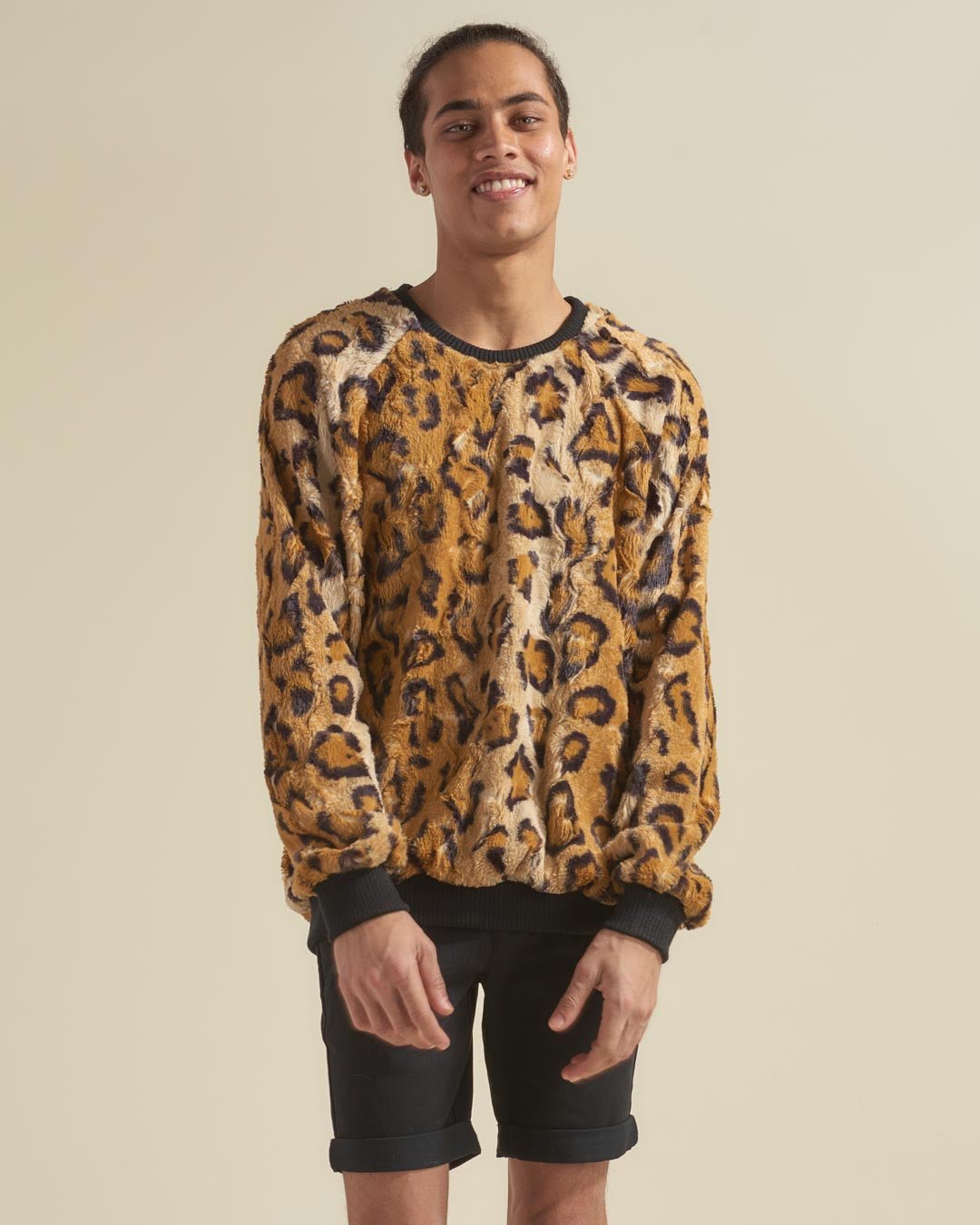 Cheetah ULTRA SOFT Faux Fur Sweater | Men's