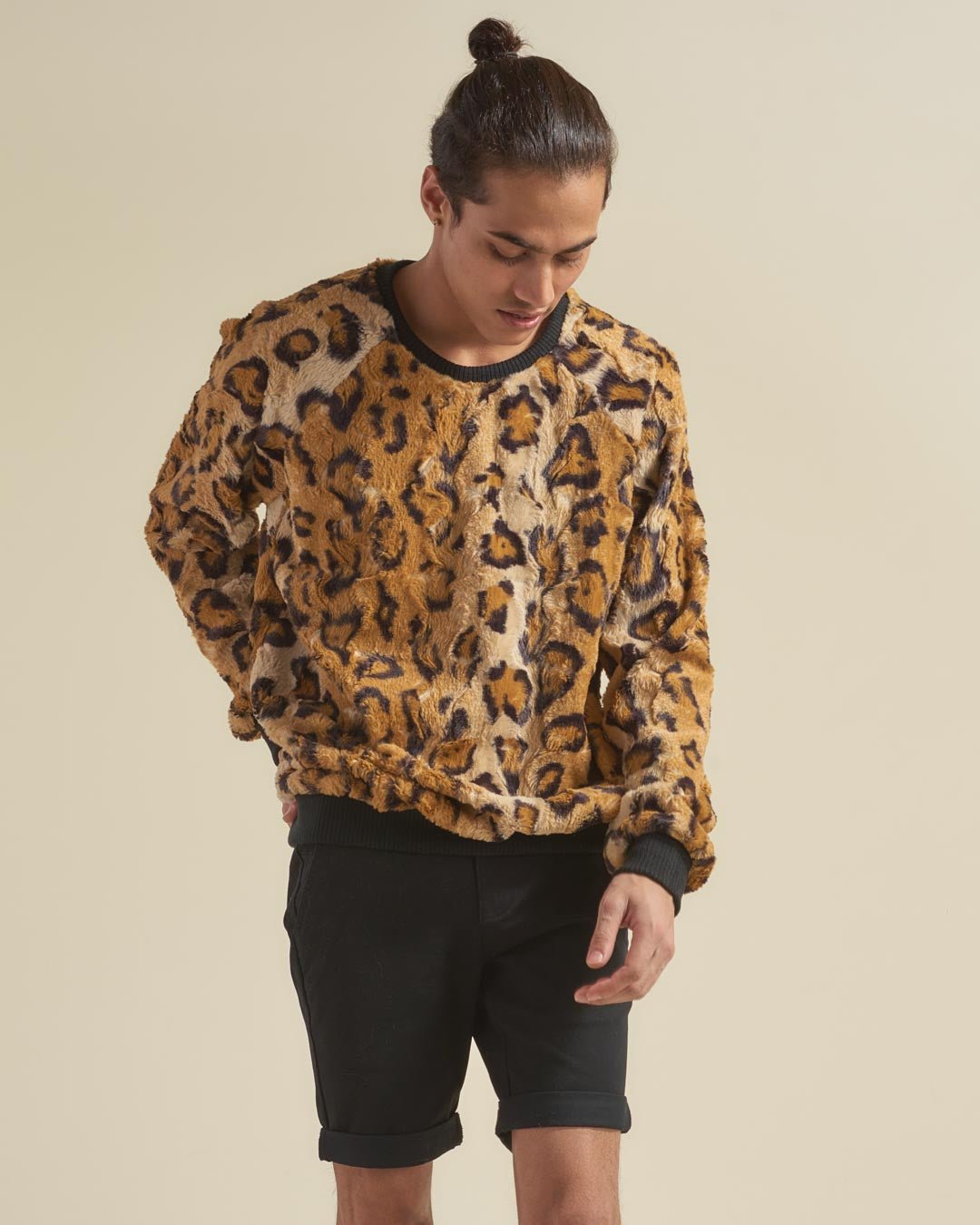 Cheetah ULTRA SOFT Faux Fur Sweater | Men's