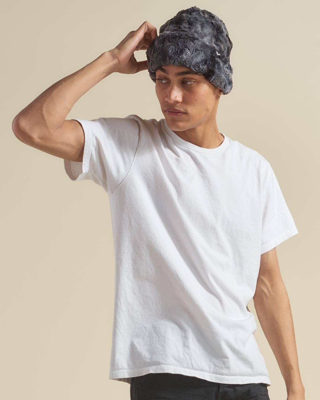 Shark Faux Fur Beanie | Men's