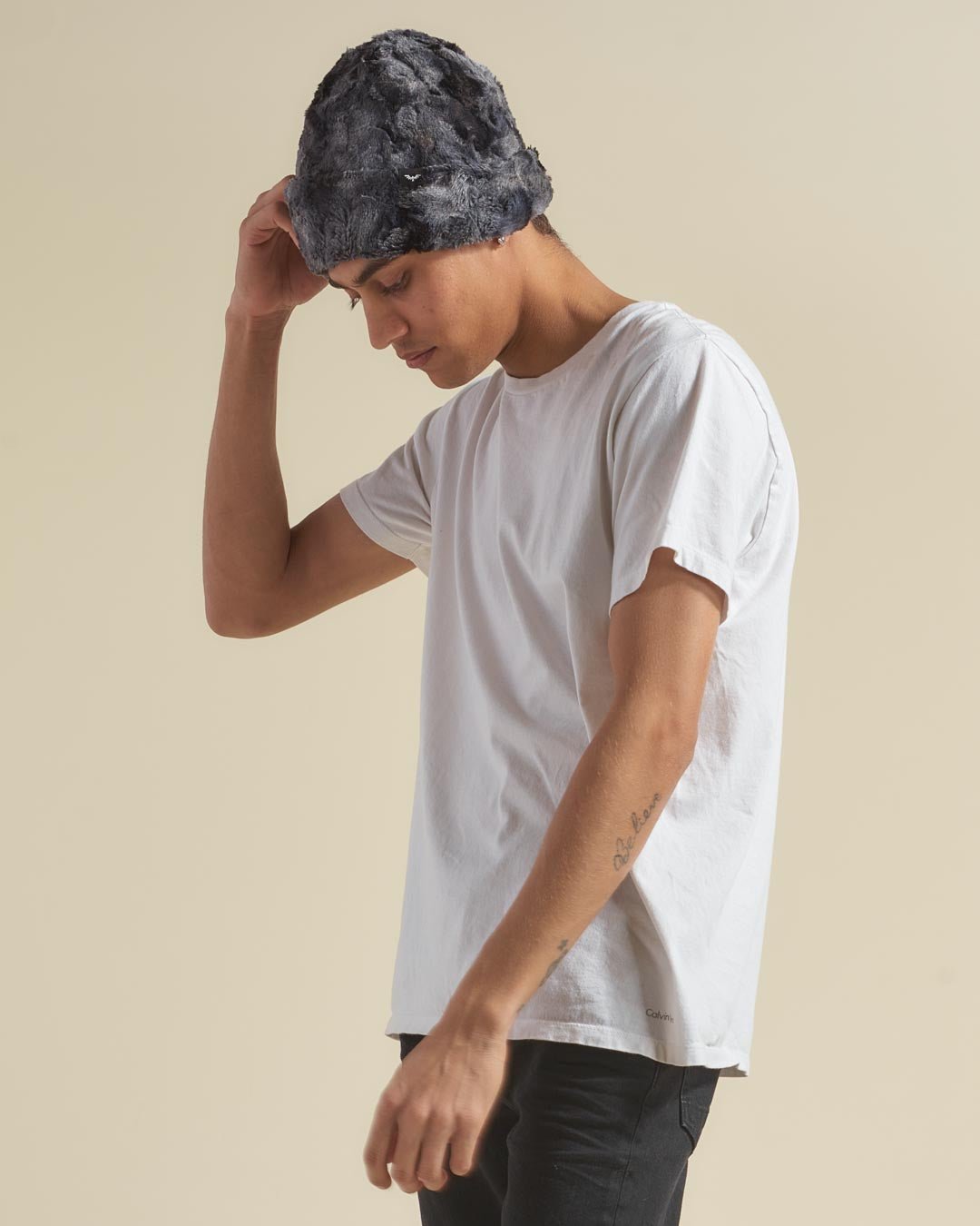 Shark Faux Fur Beanie | Men's