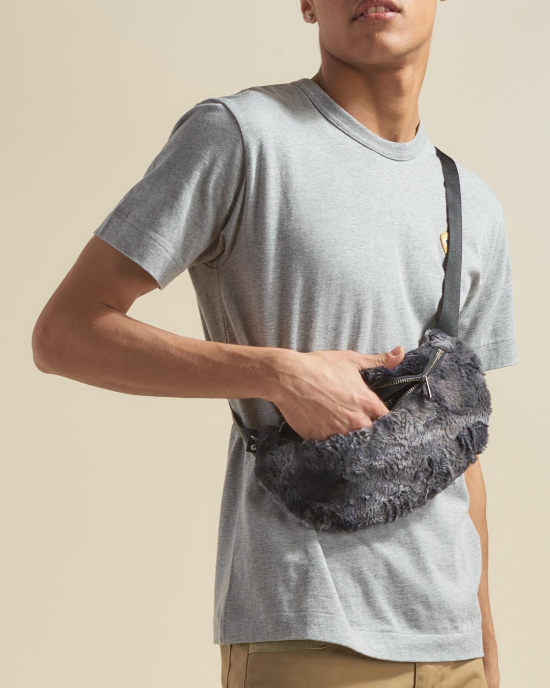 Shark ULTRA SOFT Faux Fur Fanny Pack