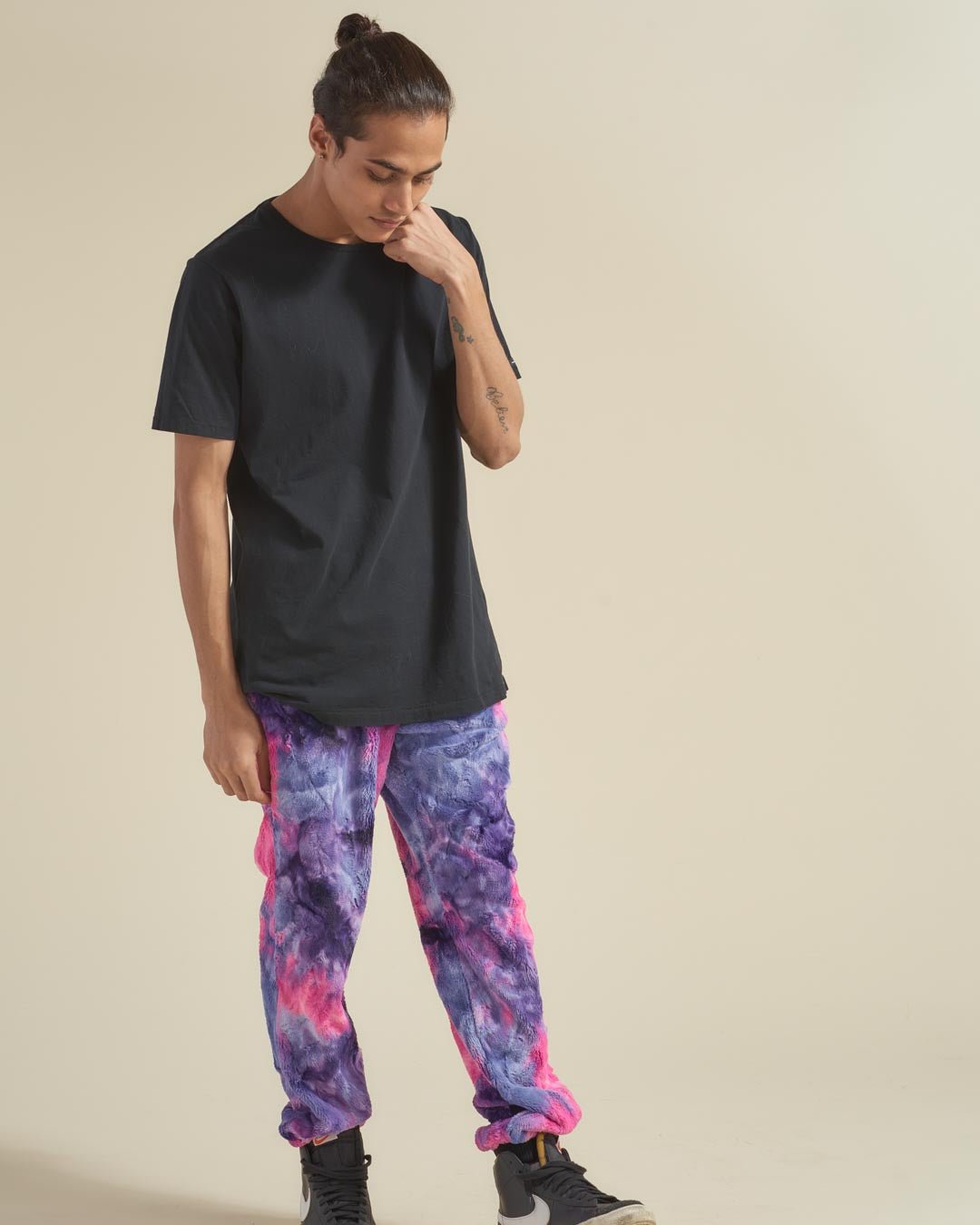 Men's Designer Sweatpants | Tie Dye Cotton Candy