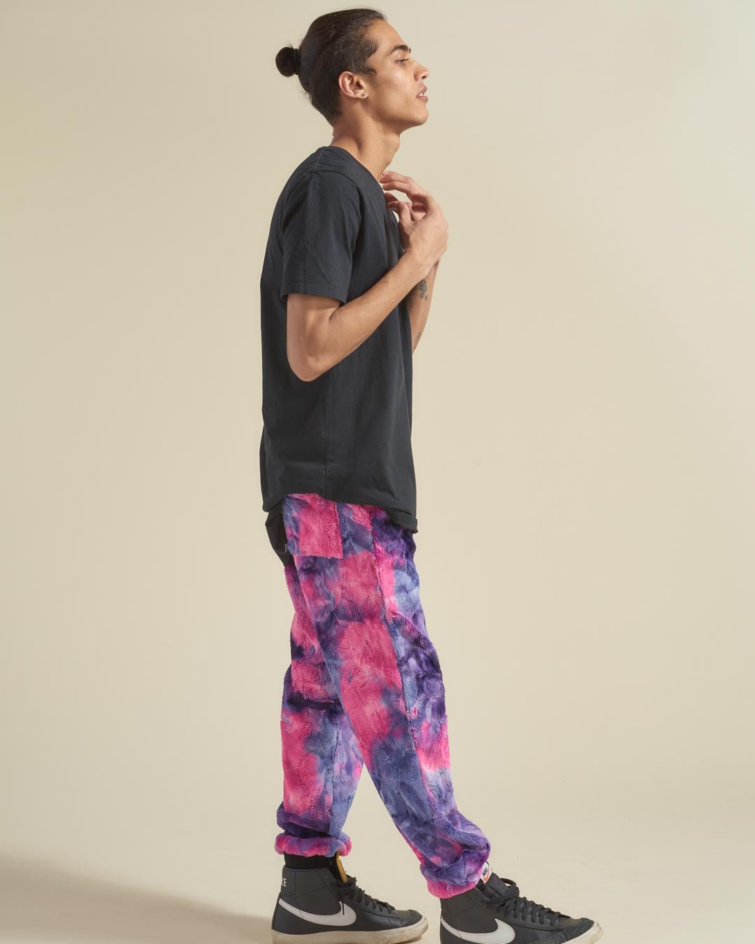 Men's Designer Sweatpants | Tie Dye Cotton Candy