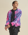 Men's Colorful Faux Fur Jacket | Cotton Candy Cat