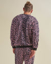 Lavender Leopard ULTRA SOFT Faux Fur Sweatpants | Men's