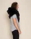 Black Bear Classic Faux Fur Shawl | Men's