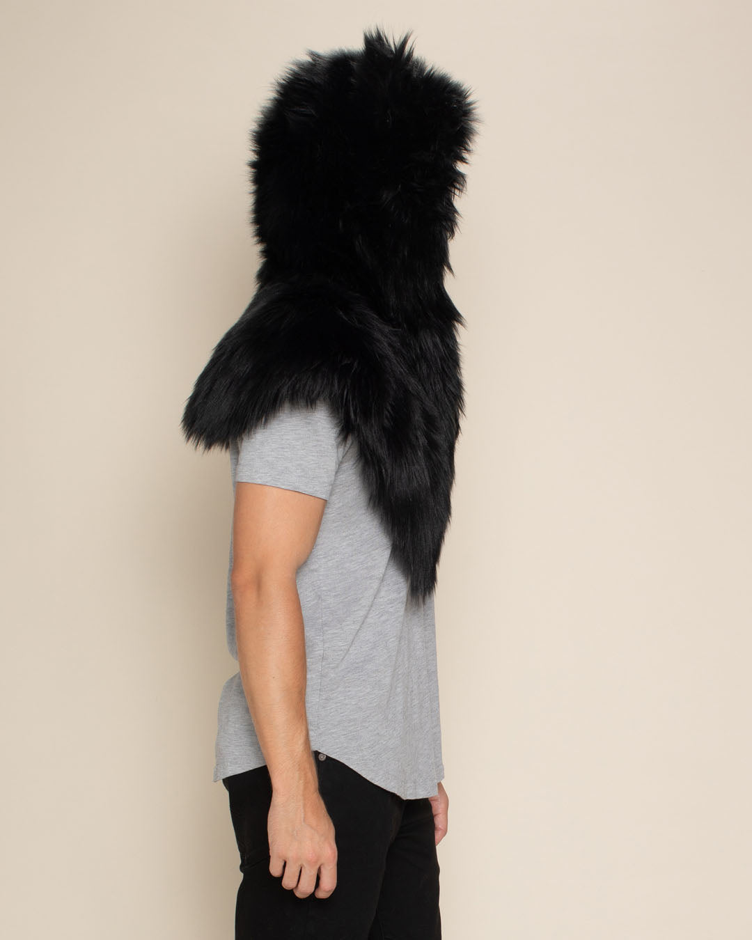 Black Bear Classic Faux Fur Shawl | Men's