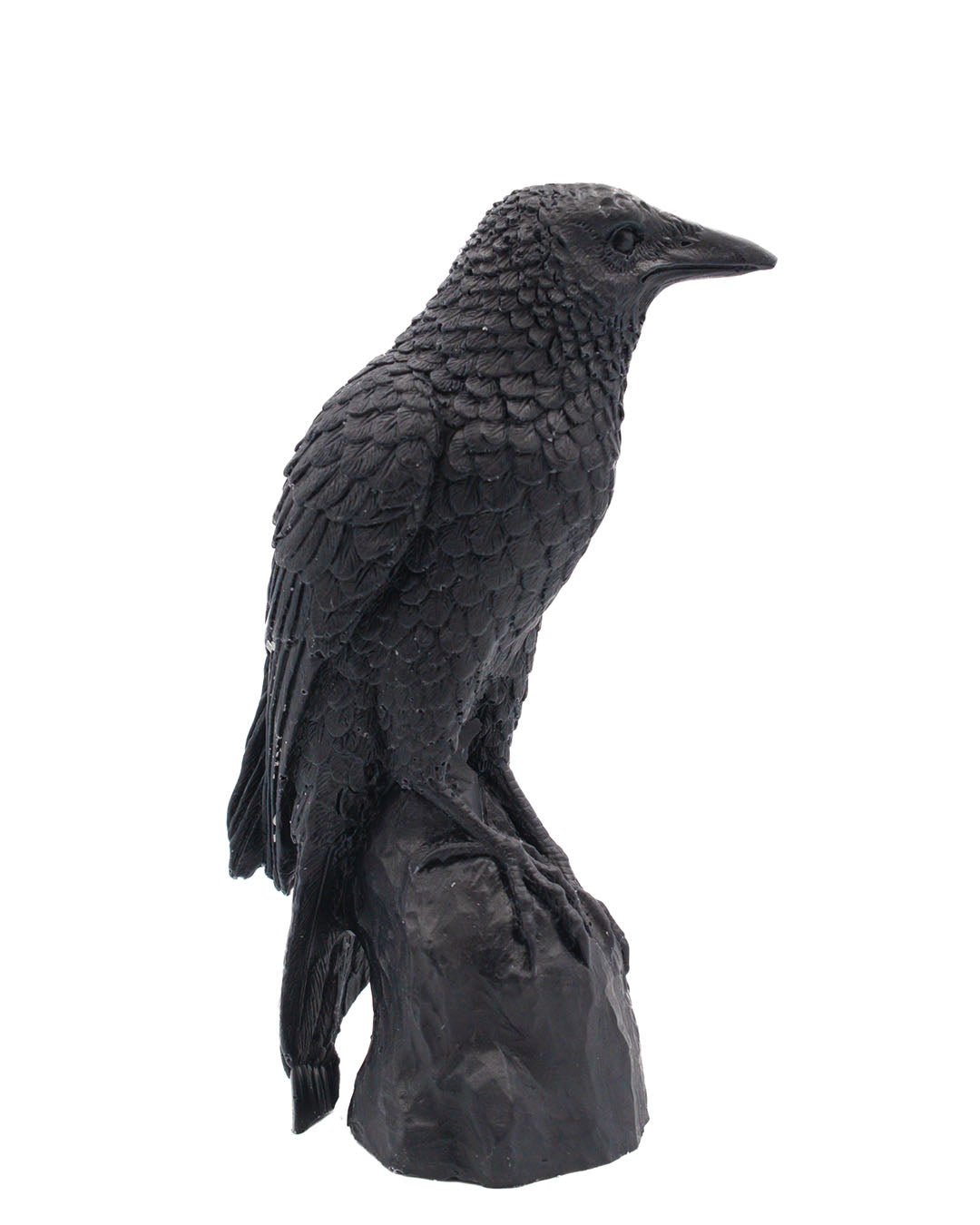 Black Pillar Candle | Perched Raven