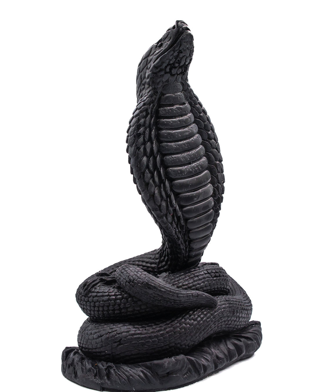 Black Pillar Candle | Cobra Snake