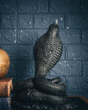 Black Pillar Candle | Cobra Snake