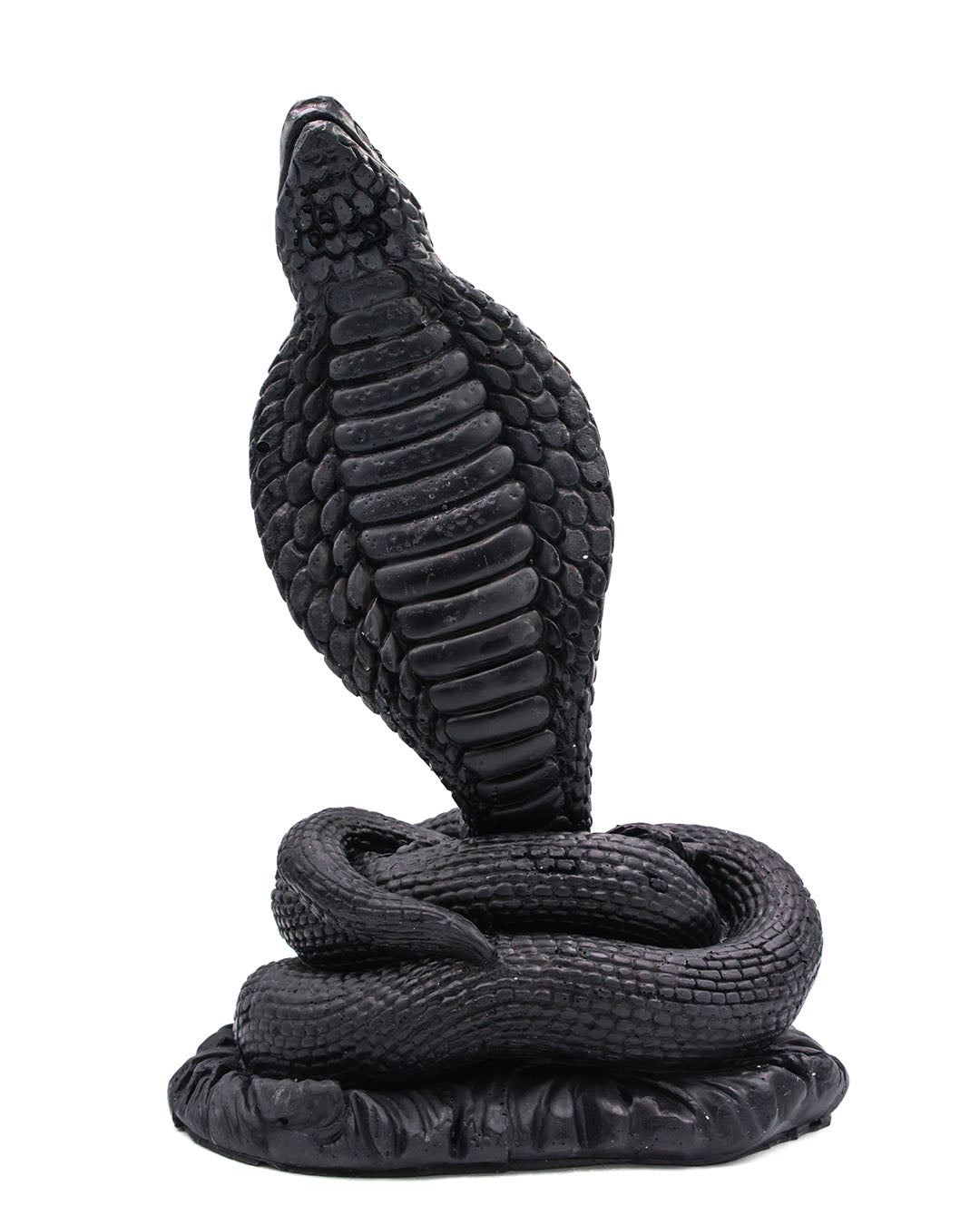 Black Pillar Candle | Cobra Snake