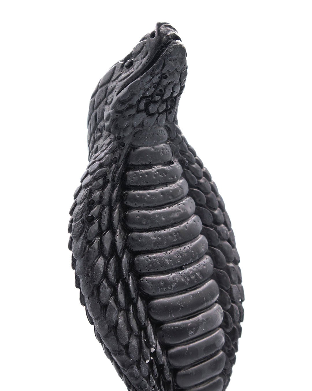 Black Pillar Candle | Cobra Snake