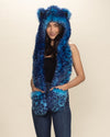 Electric Blue Lynx Collector Edition Faux Fur Hood | Women's