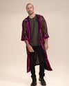 Men's Festival Kimono | Metallic Rhodolite Python