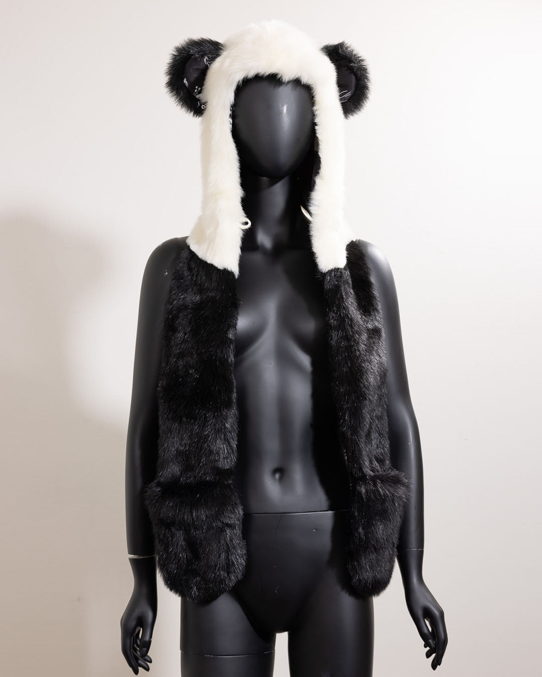 Limited Edition Faux Fur Hood | Panda Bear