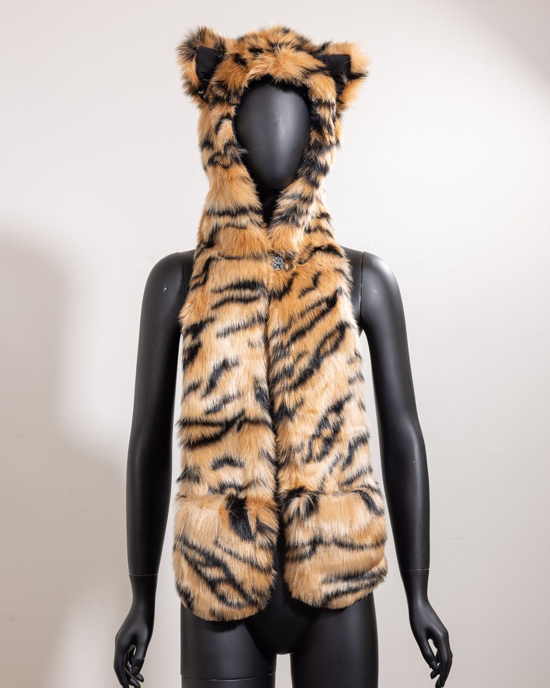 Handmade Faux outlet Fur Tiger Hood