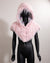 Limited Edition Pink Faux Fur Shawl | Flamingo