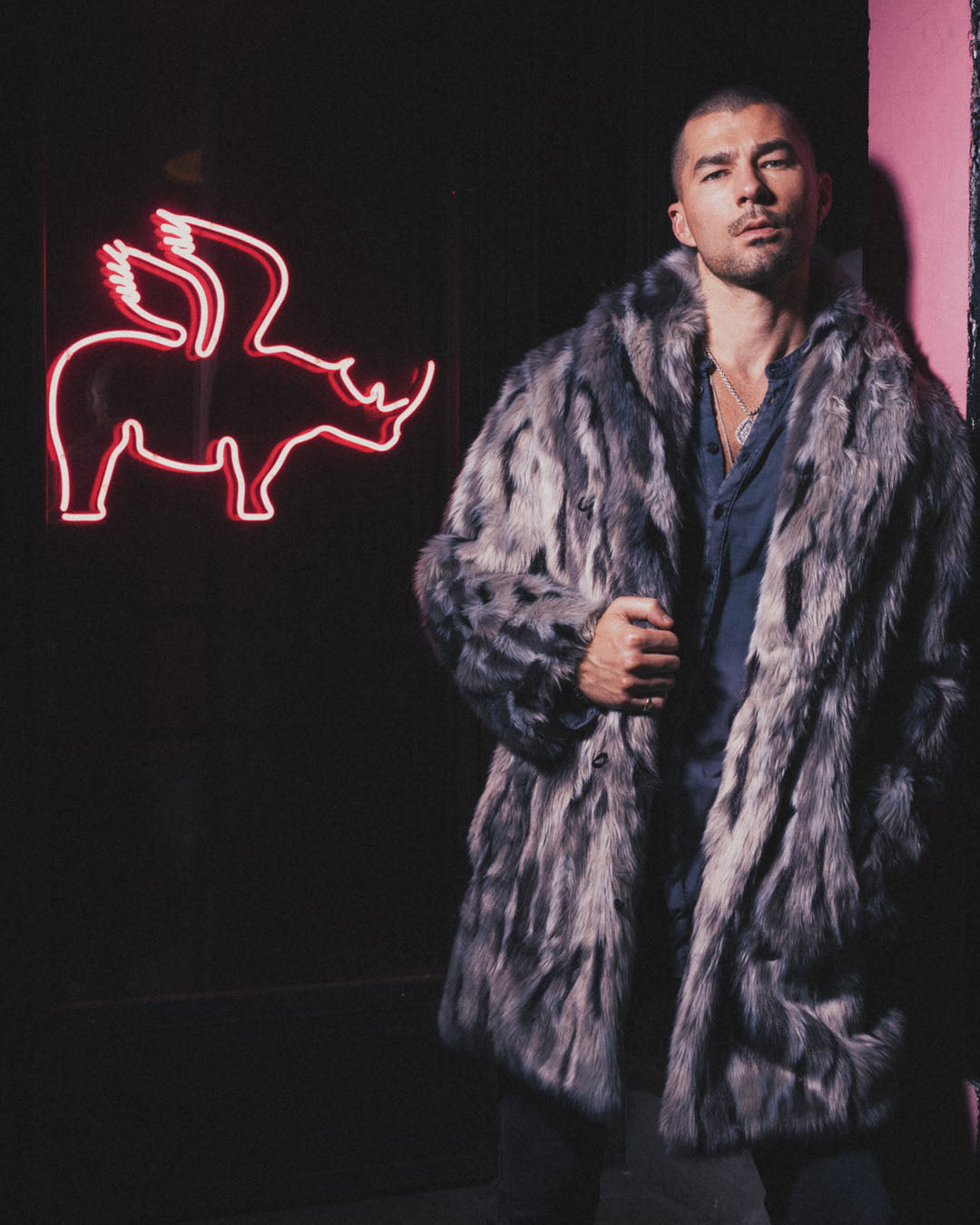 Men's Faux Fur Coat | Wild Rabbit