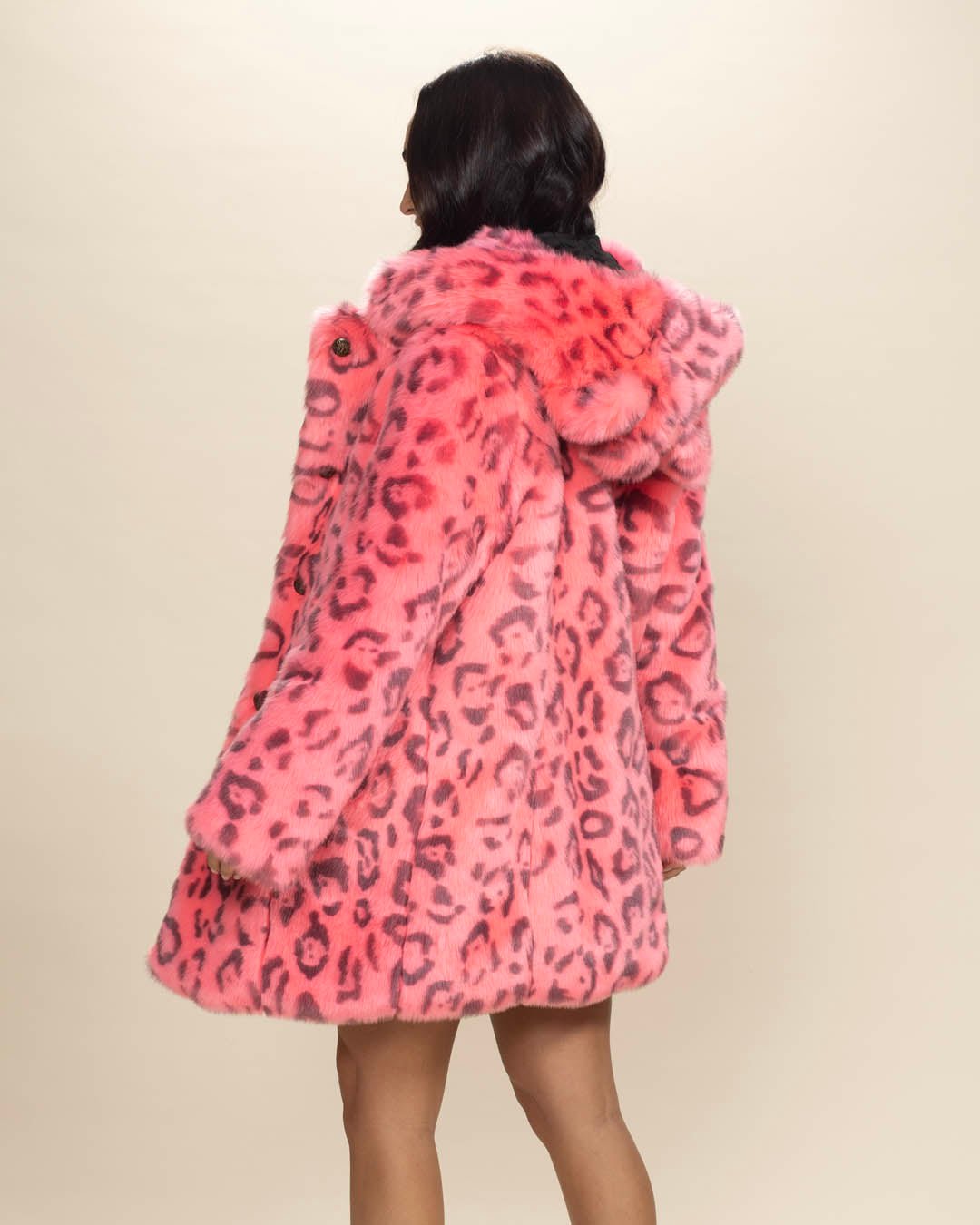 Lazy oaf pink leopard parka hotsell