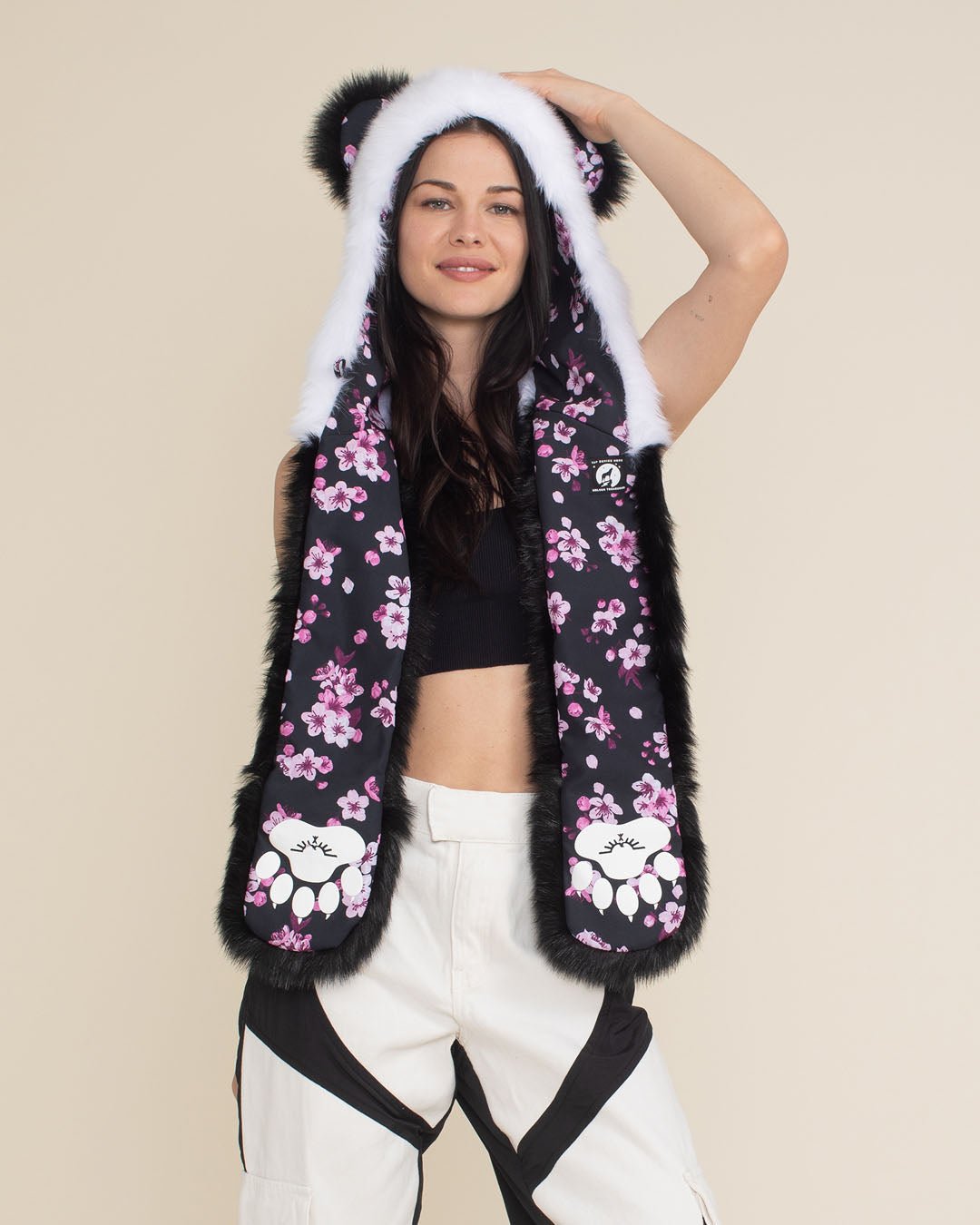 Panda Collector Edition Faux Fur Hood | Women's