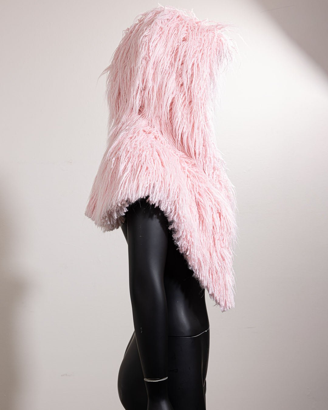 Limited Edition Pink Faux Fur Shawl | Flamingo