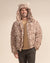 Strawberry Leopard Classic ULTRA SOFT Faux Fur Puffer Jacket | Men's