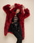 Red Velvet Wolf Classic Faux Fur Coat | Women's