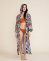 Women's Festival Kimono Mesh | Safari Garden