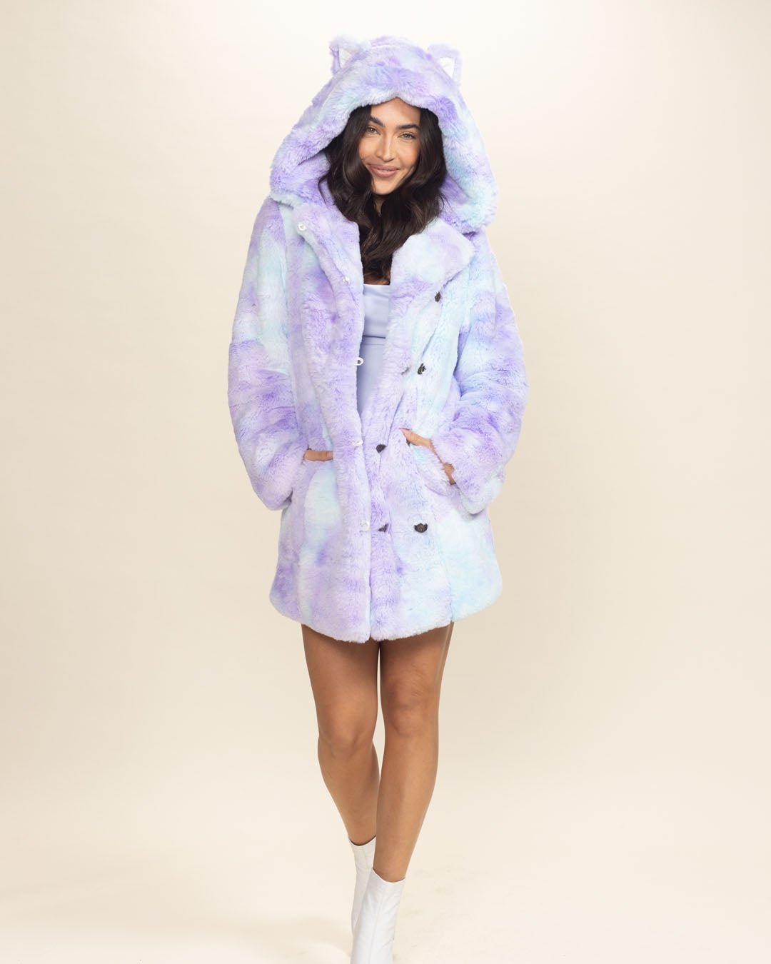 Classic Women&#39;s Faux Fur Coat | Mer-Kitty