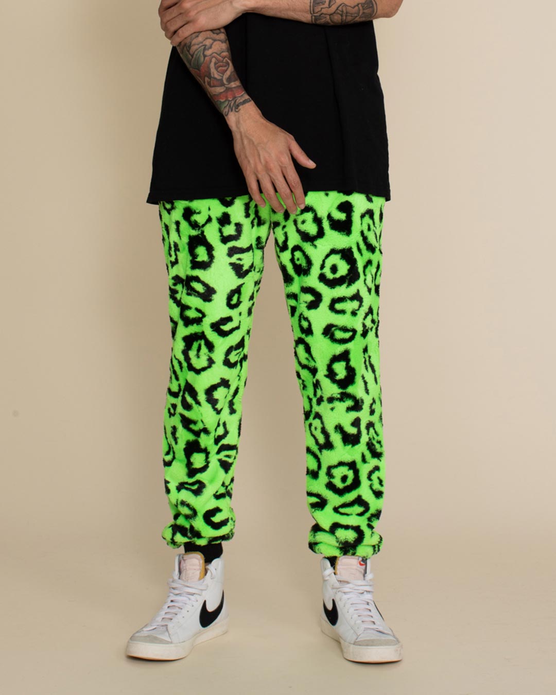 Lime green sweat pants on sale