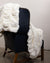 Signature Collection Ruched Faux Fur Throw | Arctic Hare