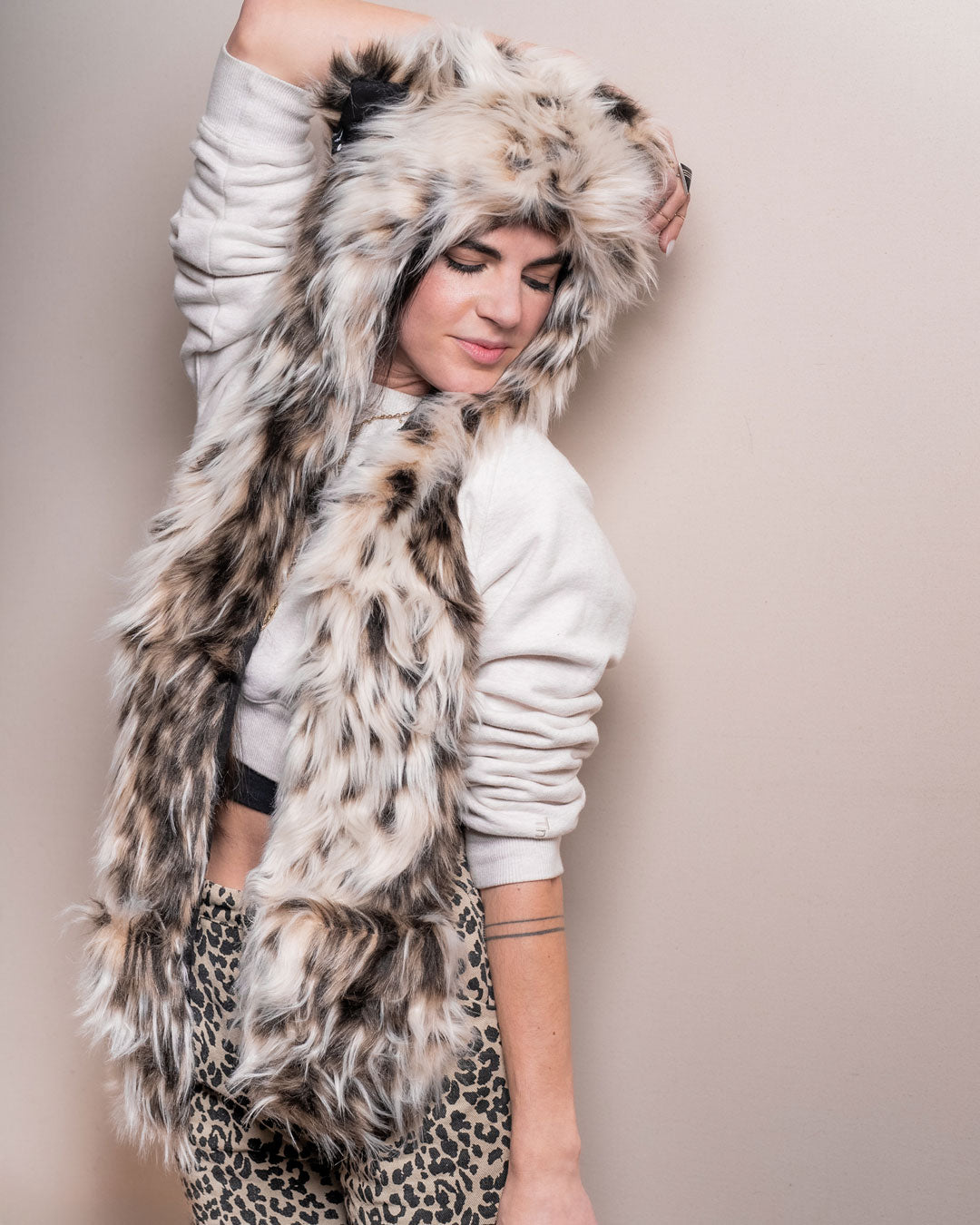 Lil&#39; Cheetah Faux Fur Hood | Women&#39;s