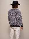 Man wearing Bobcat Luxe Sweater, back view 1