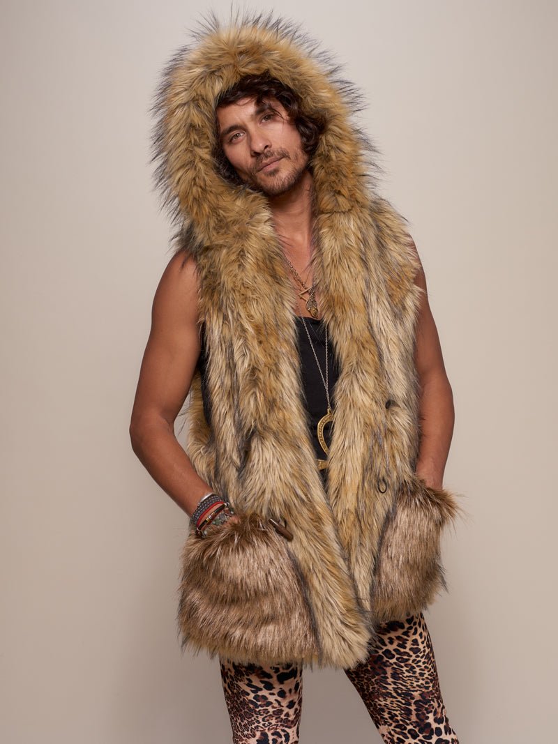 Faux fur vest near me hotsell