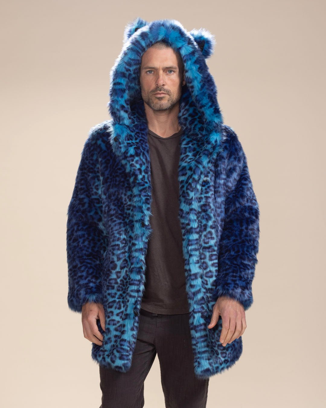 Men's lynx fur coat best sale