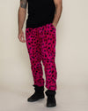 Pink Cheetah ULTRA SOFT Faux Fur Sweatpants | Men's