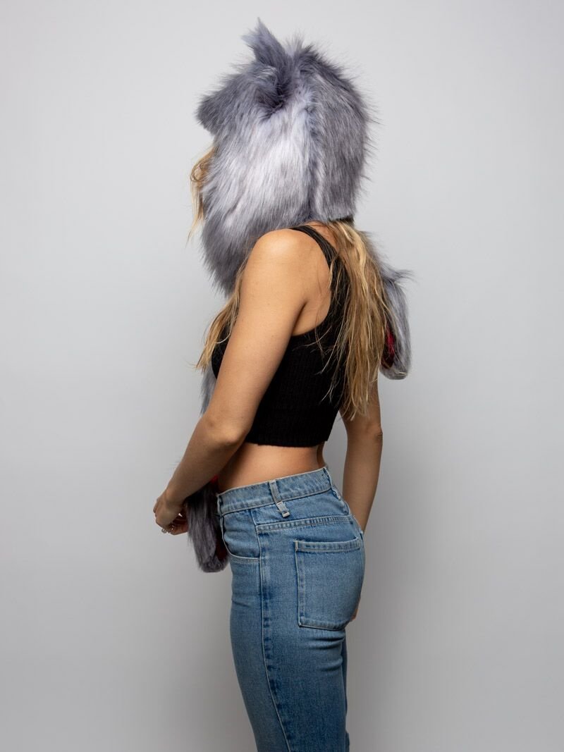 Grey Arctic Fox Spirit Hoods outlet Los Angeles