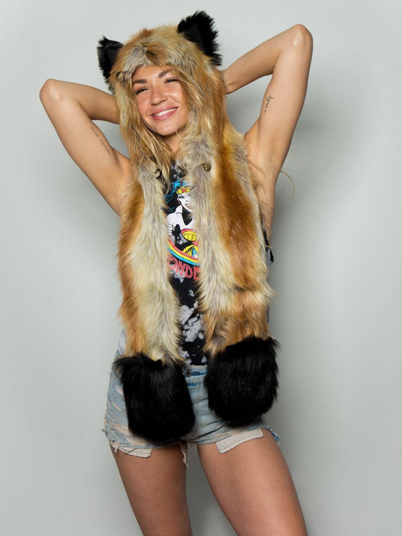 Red Fox 2.0 Faux Fur SpiritHood on Female Model