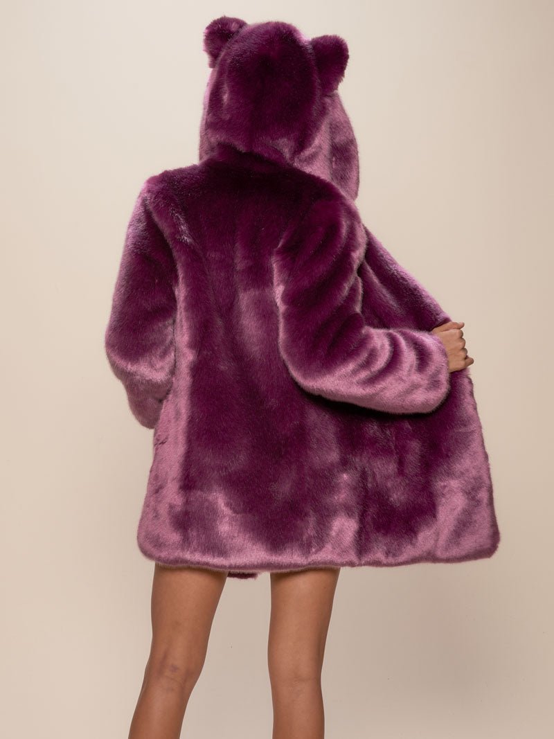 Missguided purple fur coat best sale