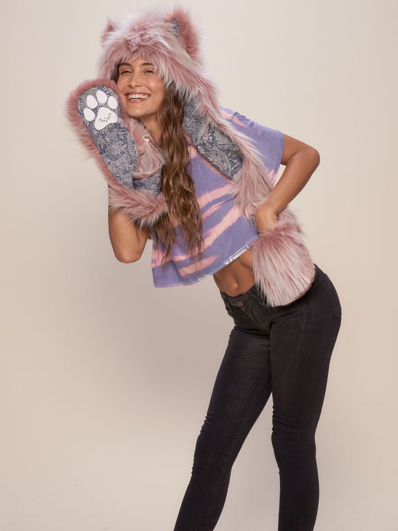 Exterior and Interior View of Mauve Fox Collector Edition SpiritHood 