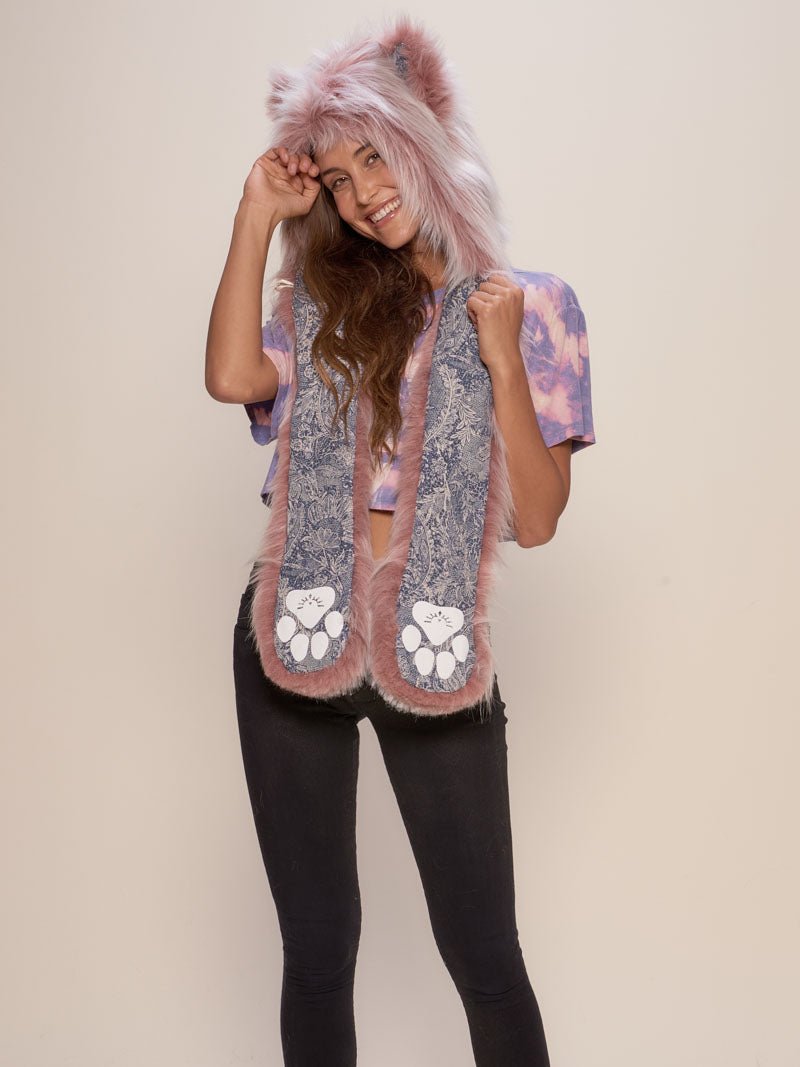 Mauve Fox Collector Edition Hooded Faux Fur