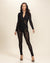 Women's Full Body Lace Bodysuit | Black Snakeskin