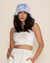 Women's Fur Bucket Hat | Tie Dye Mer-Kitty