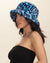 Women's Fur Bucket Hat | Blue Lynx