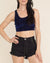 Indigo Leopard Burnout Velvet Crop Tank Top | Women's