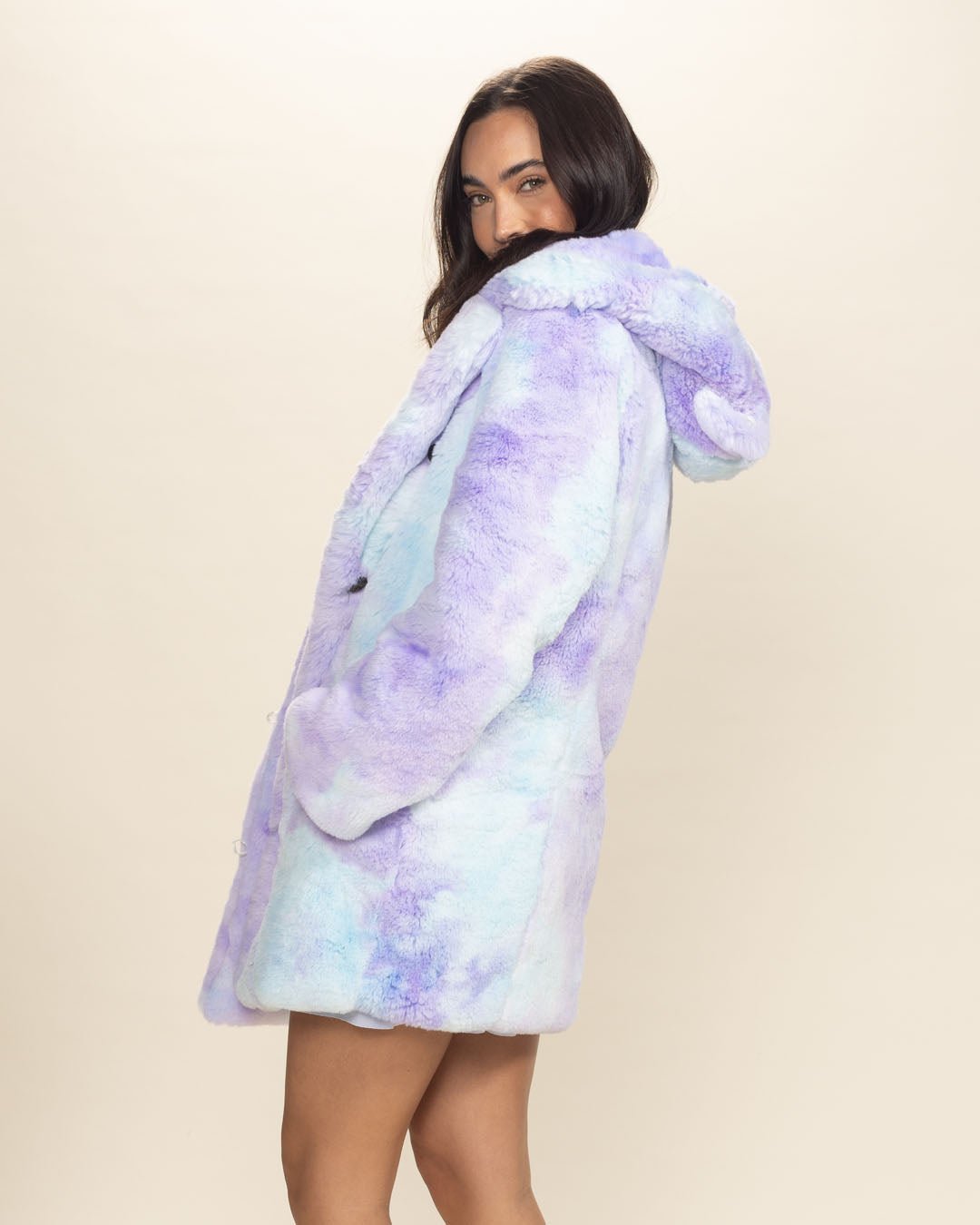 Classic Women's Faux Fur Coat | Mer-Kitty