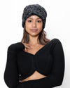 Slate Leopard Faux Fur Beanie | Women's