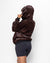 Mahogany Jaguar Classic ULTRA SOFT Faux Fur Hoodie | Women's