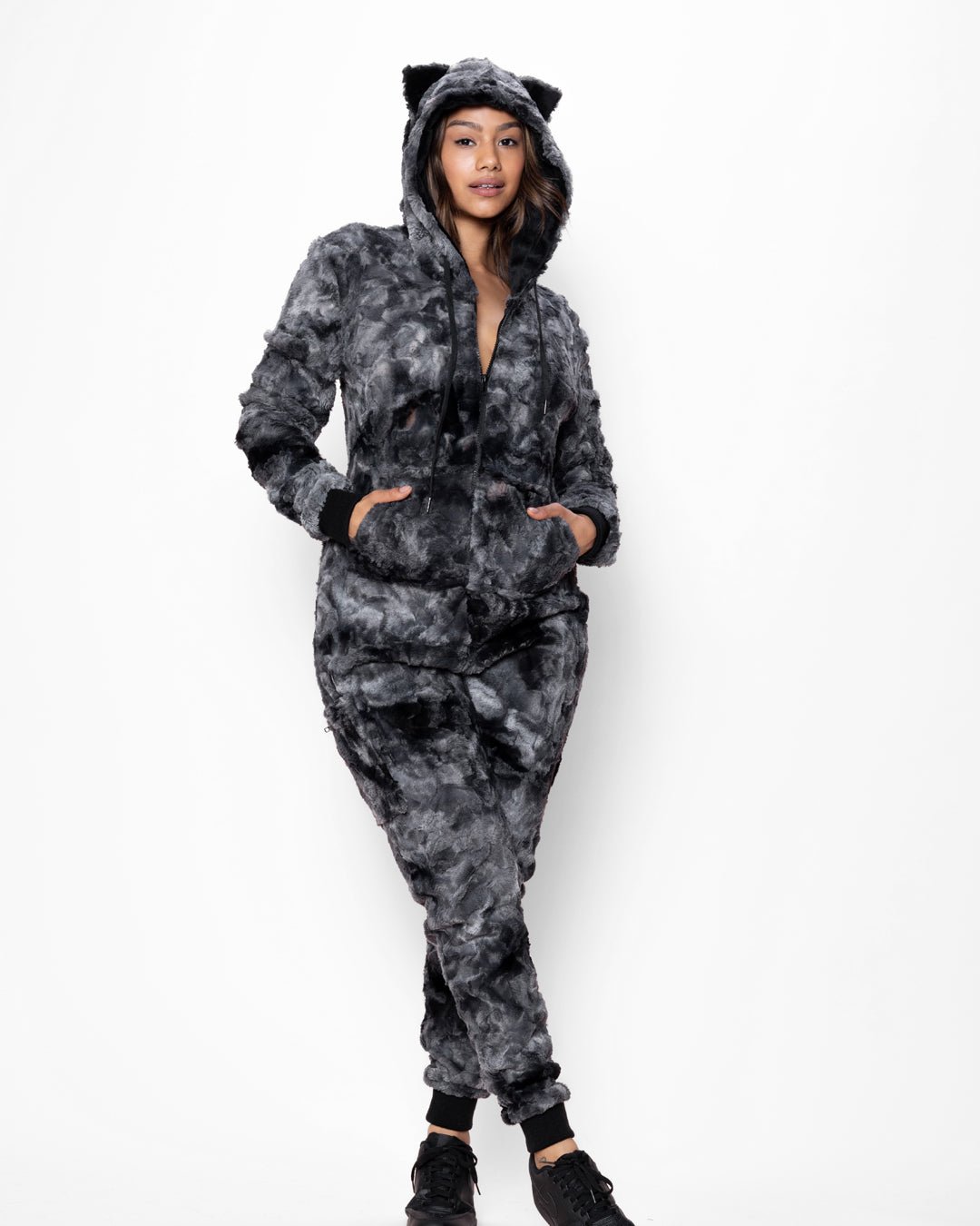 Shark Classic ULTRA SOFT Faux Fur Onesie | Women's